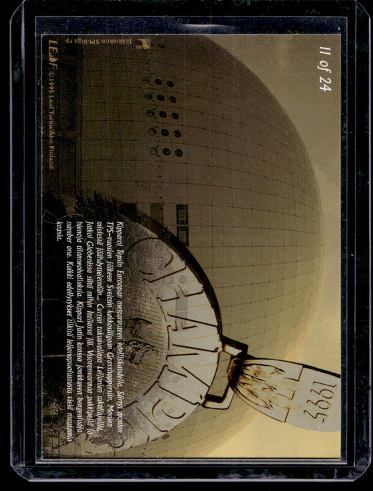 1995-96 Sisu - Gold Cards - Hannu Virta #11