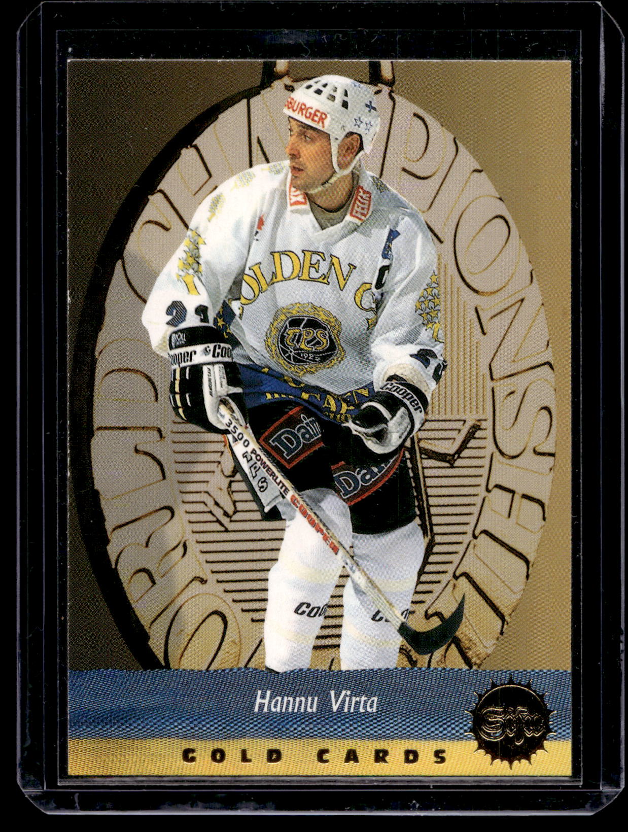 1995-96 Sisu - Gold Cards - Hannu Virta #11