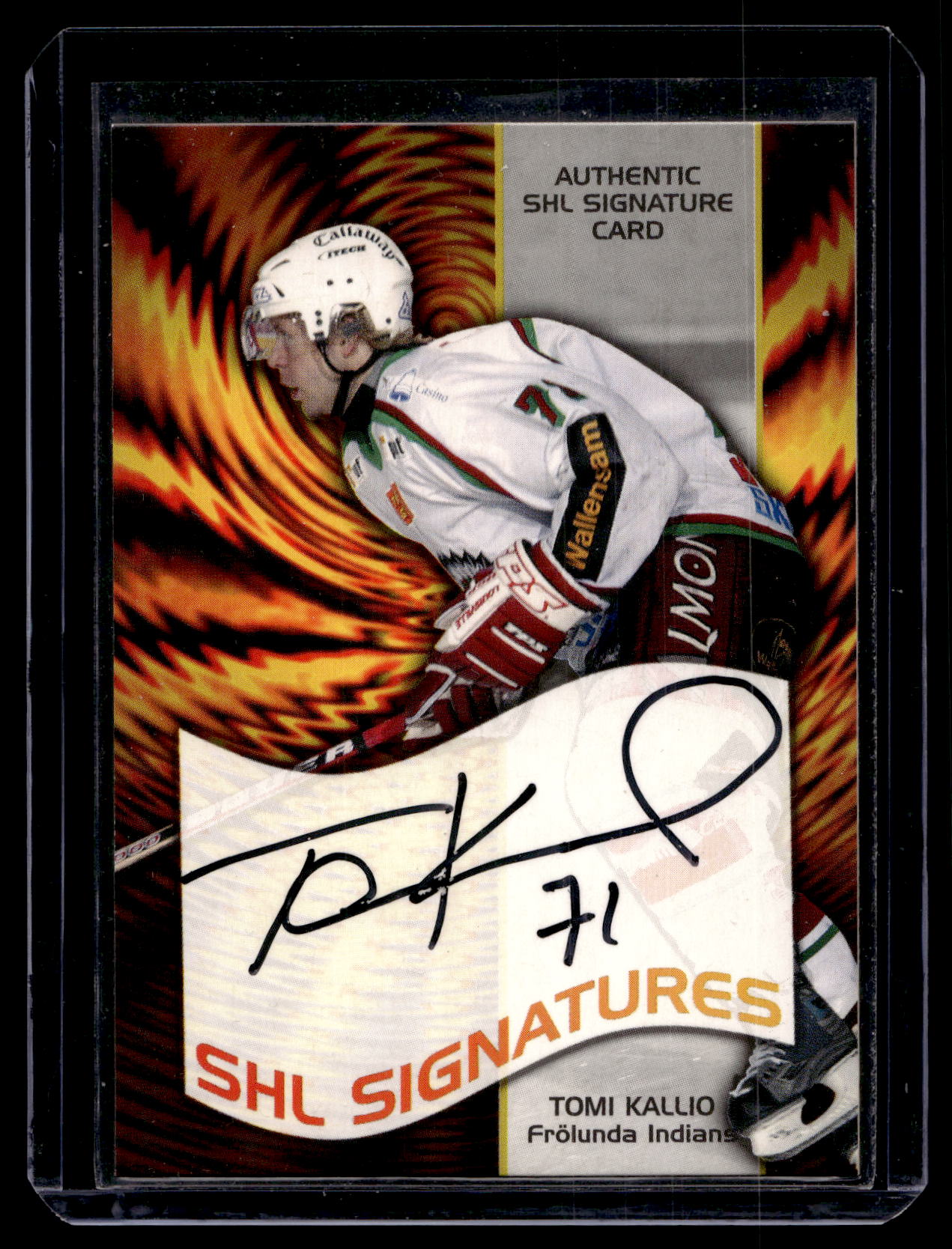 2004-05 SHL Signatures - Tomi Kallio