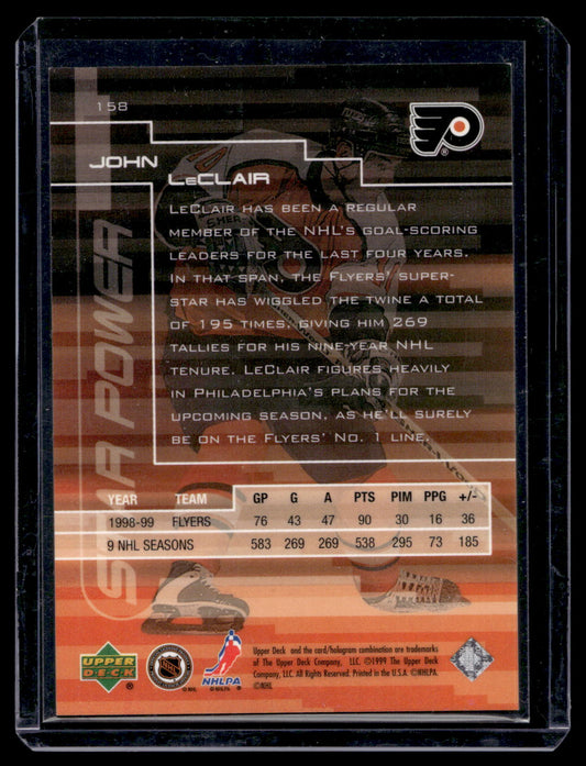 1999-00 Upper Deck - UD Exclusives - John Leclair #158 /100