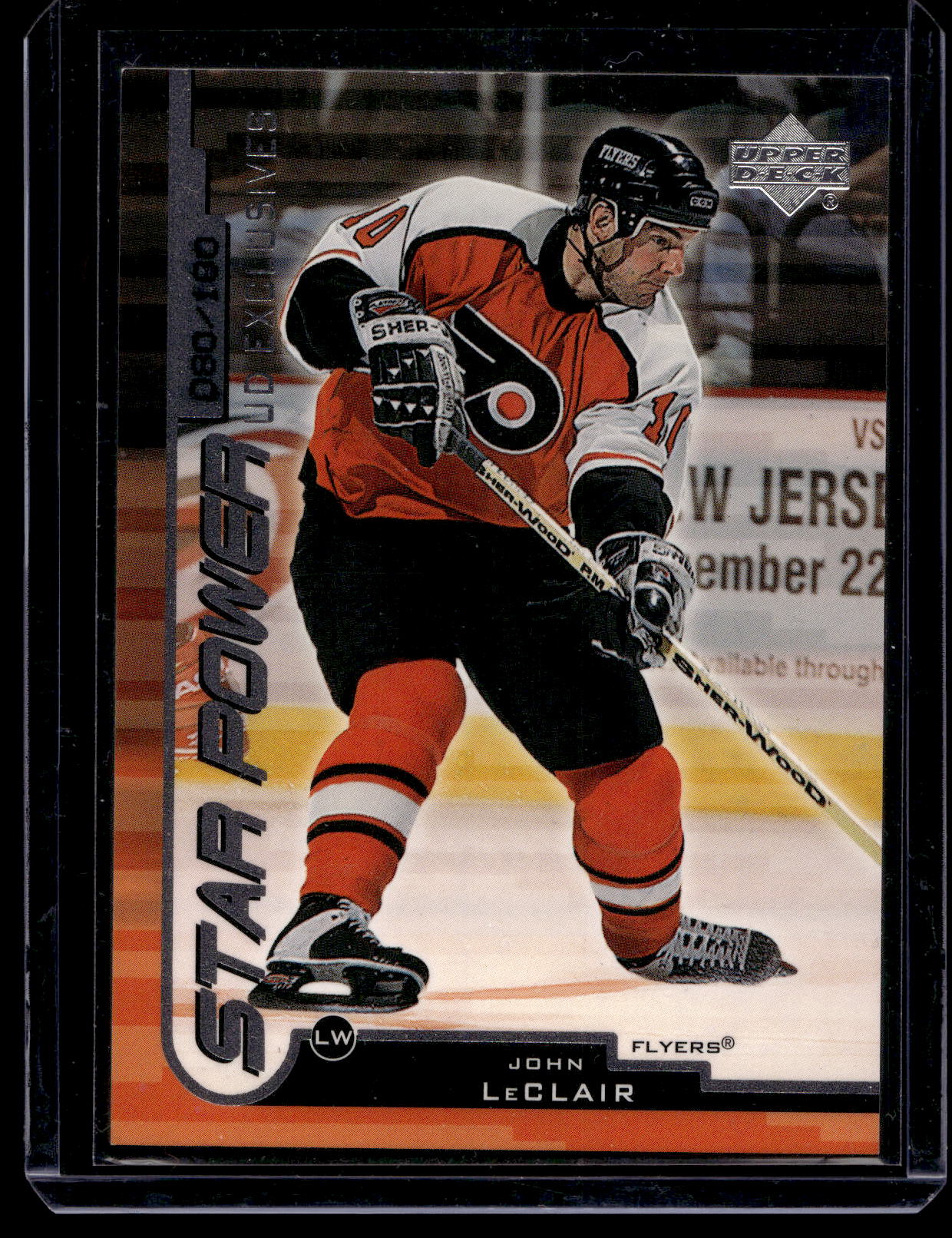 1999-00 Upper Deck - UD Exclusives - John Leclair #158 /100