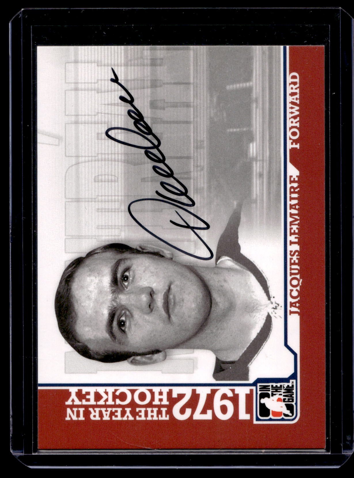 2009-10 In the Game 1972 The Year in Hockey - Autographs - Jacques Lemaire #A-JL