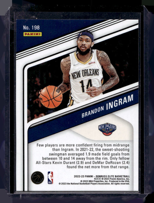 2022-23 Donruss Elite - Purple - Brandon Ingram #198 /17