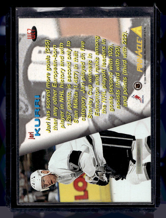 1994-95 Pinnacle - World Edition - Jari Kurri #WE7
