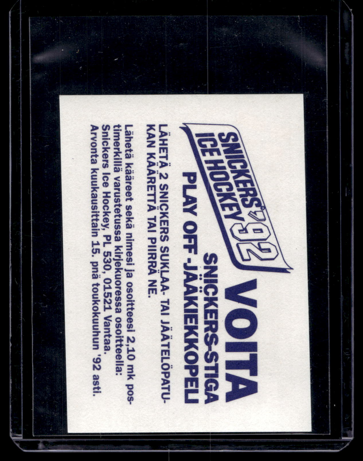 1992 Semic Snickers - Espen Knutsen #40
