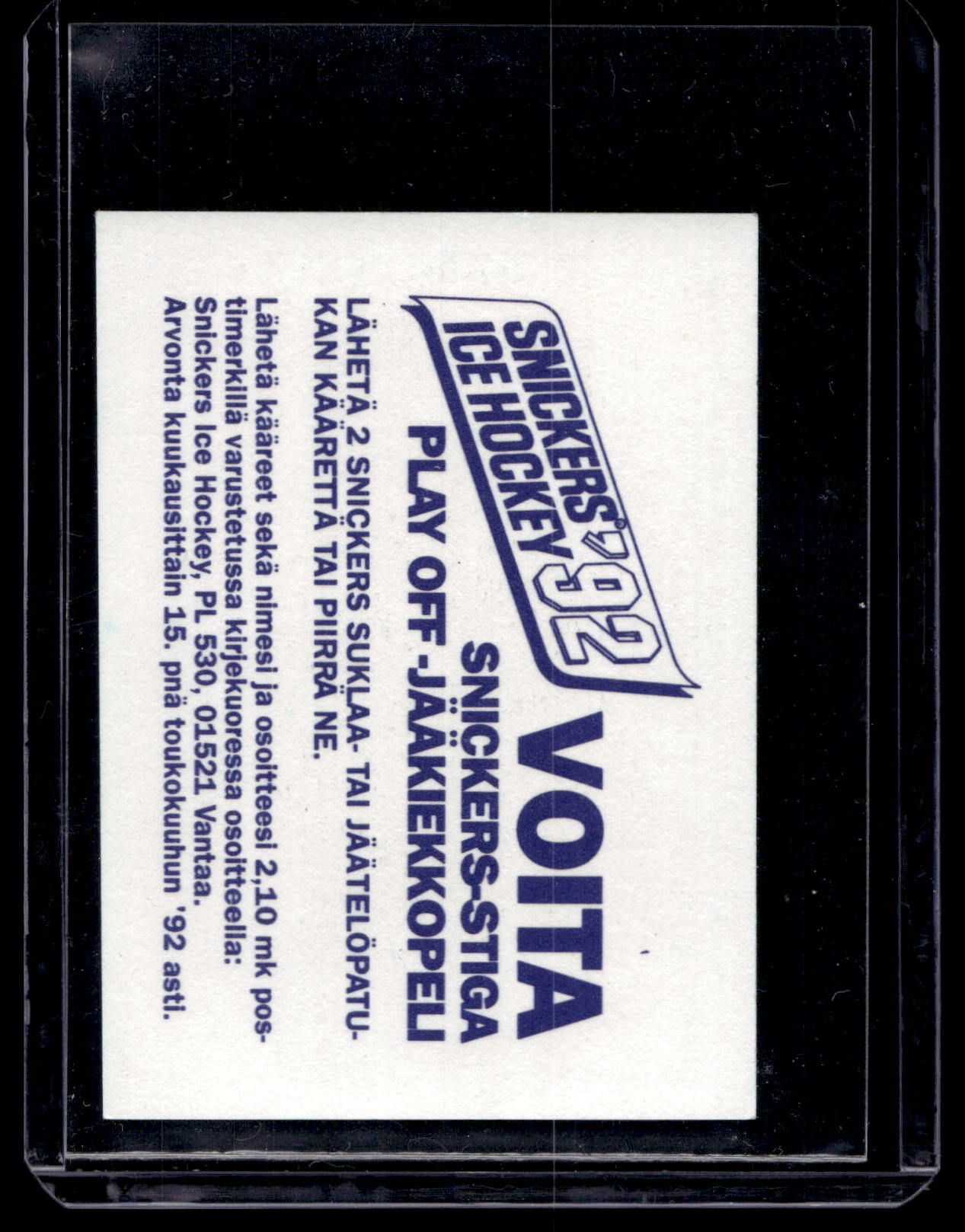1992 Semic Snickers - Stefan Steinecker #178