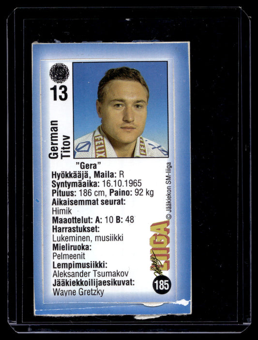 1992-93 JyväsHyvä HockeyLiiga - German Titov #185