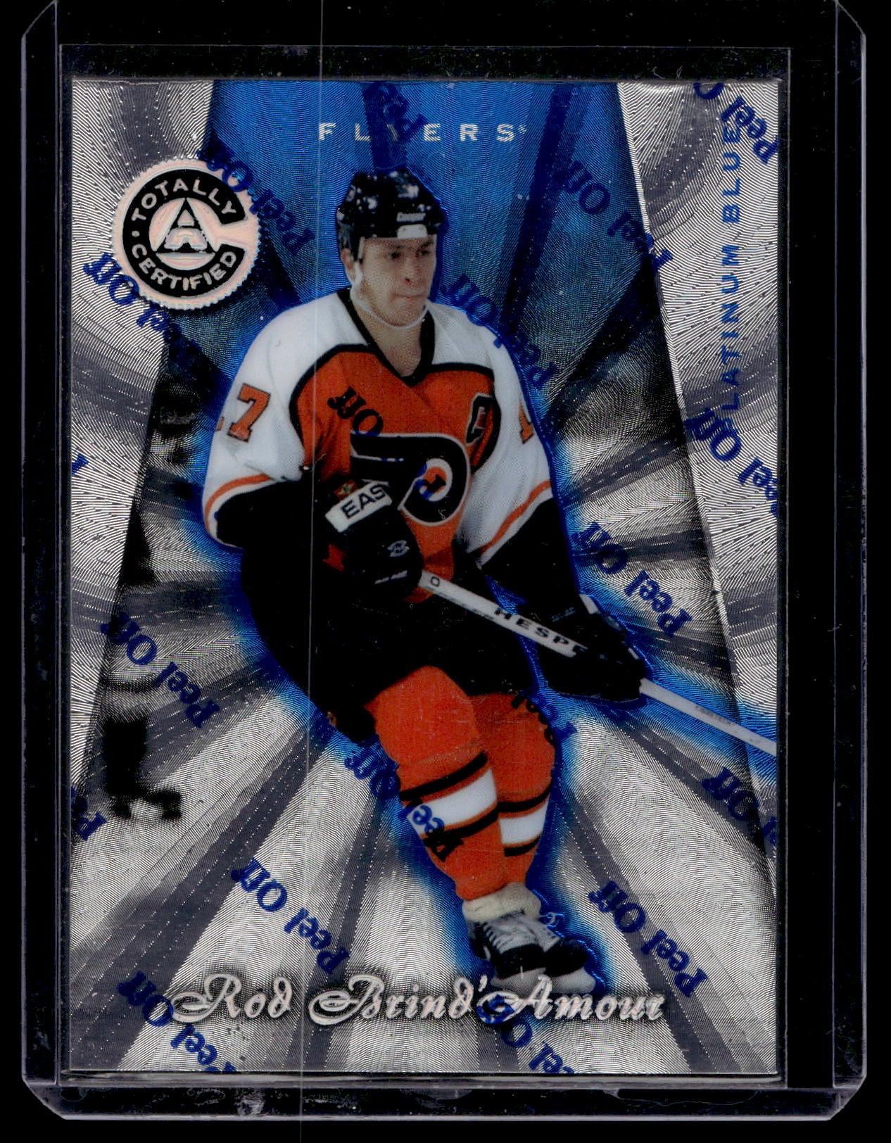1997-98 Pinnacle Totally Certified - Executive Master Set - Platinum Blue - Rod Brind'Amour #93 XXXX/3099
