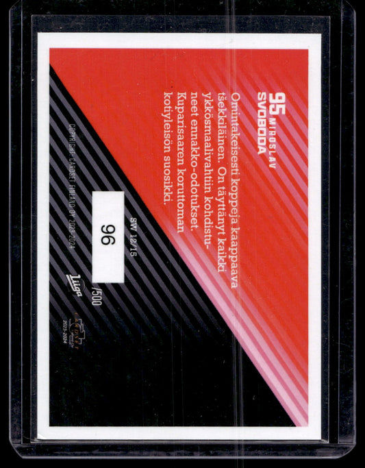 2023-24 Cardset - Stone Walls Blue - Miroslav Svoboda #SW12 /500