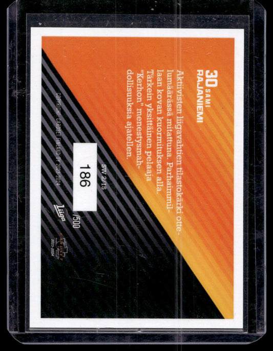 2023-24 Cardset - Stone Walls Blue - Sami Rajaniemi #SW2 /500