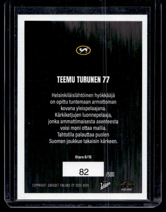2023-24 Cardset - Stars Blue - Teemu Turunen #Stars8 /500