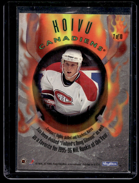 1995-96 Skybox Emotion - GeneratioNext - Saku Koivu #7