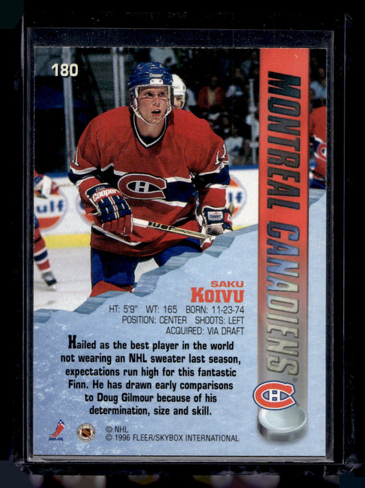 1995-96 Fleer Metal - Saku Koivu #180