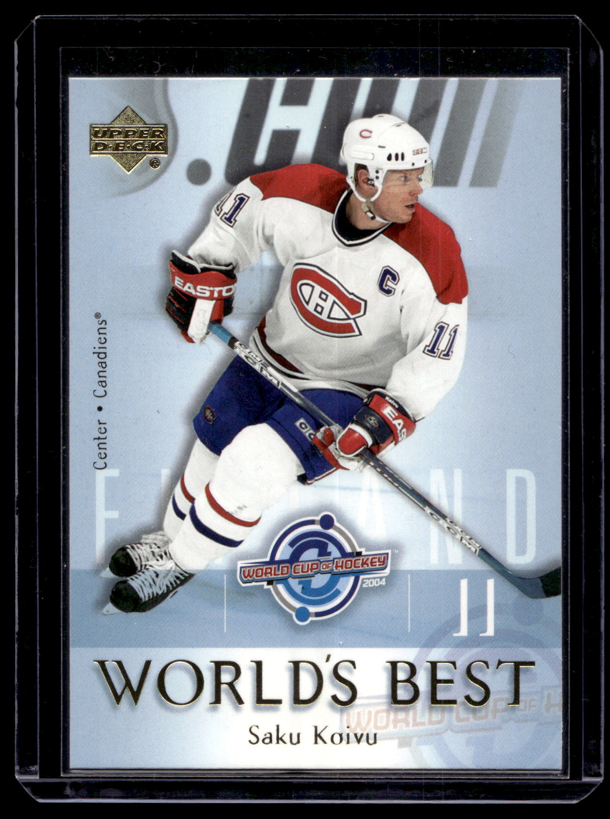 2004-05 Upper Deck - World's Best - Saku Koivu #WB12