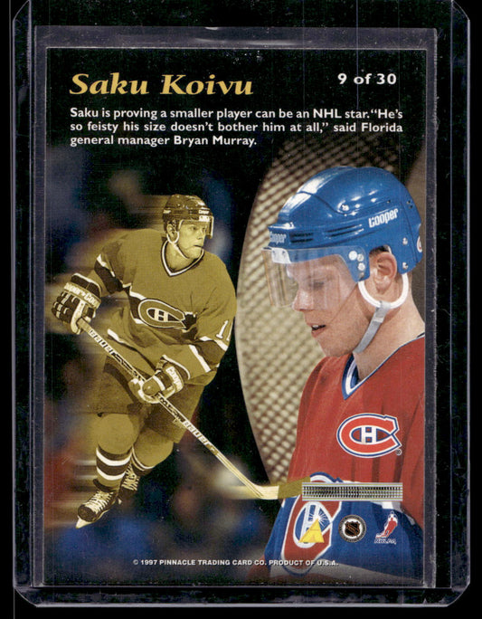 1996-97 Pinnacle Mint - Silver - Saku Koivu #9