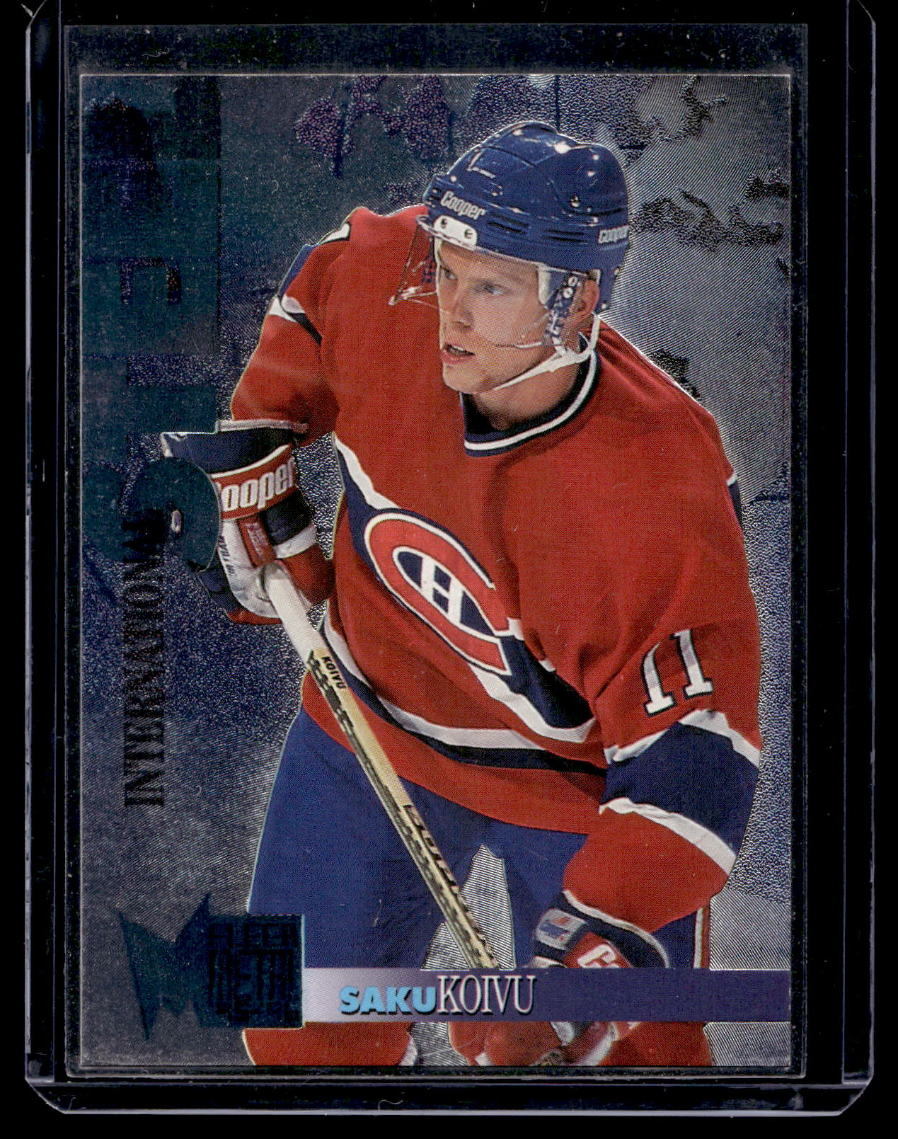 1995-96 Fleer Metal - International Steel - Saku Koivu #10