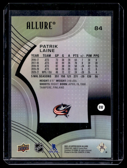 2021-22 Upper Deck Allure - Patrik Laine #84