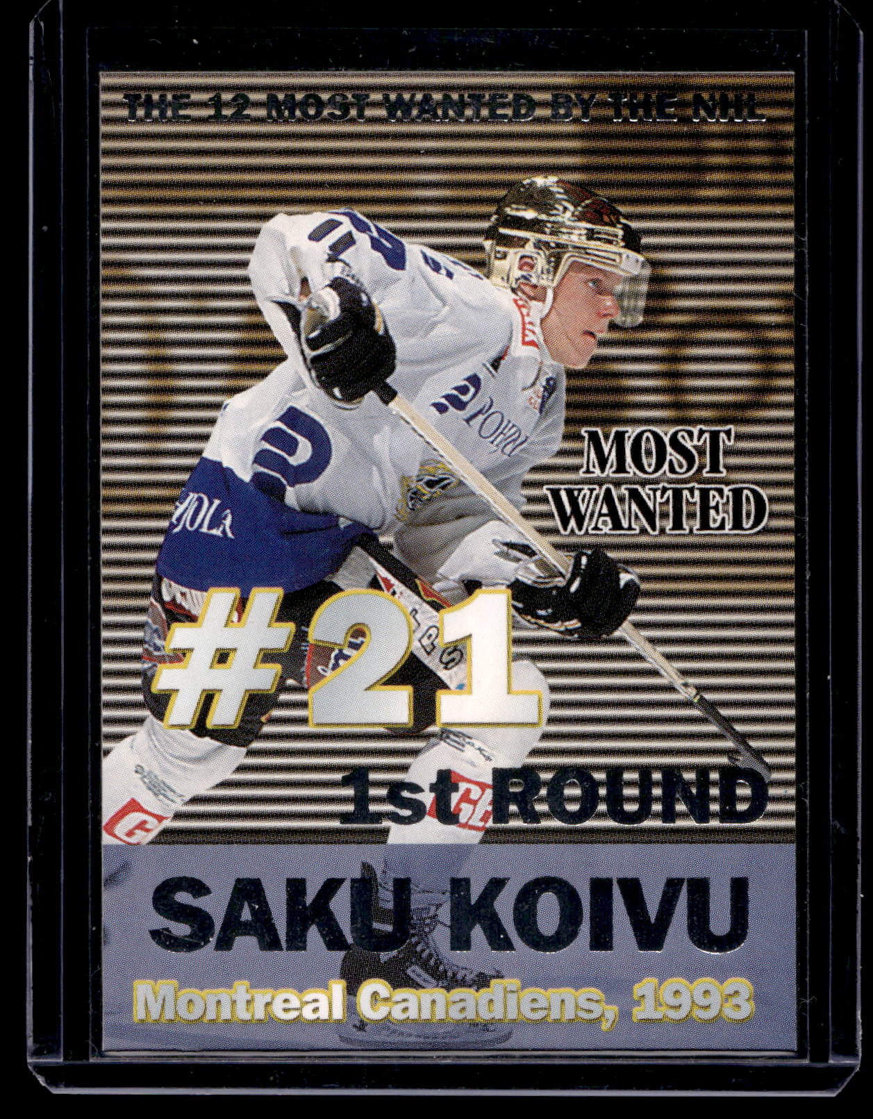 1999-00 Cardset Finland SM-Liiga - Most Wanted - Saku Koivu #6
