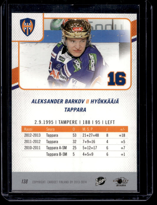 2013-14 Cardset - Aleksander Barkov #138