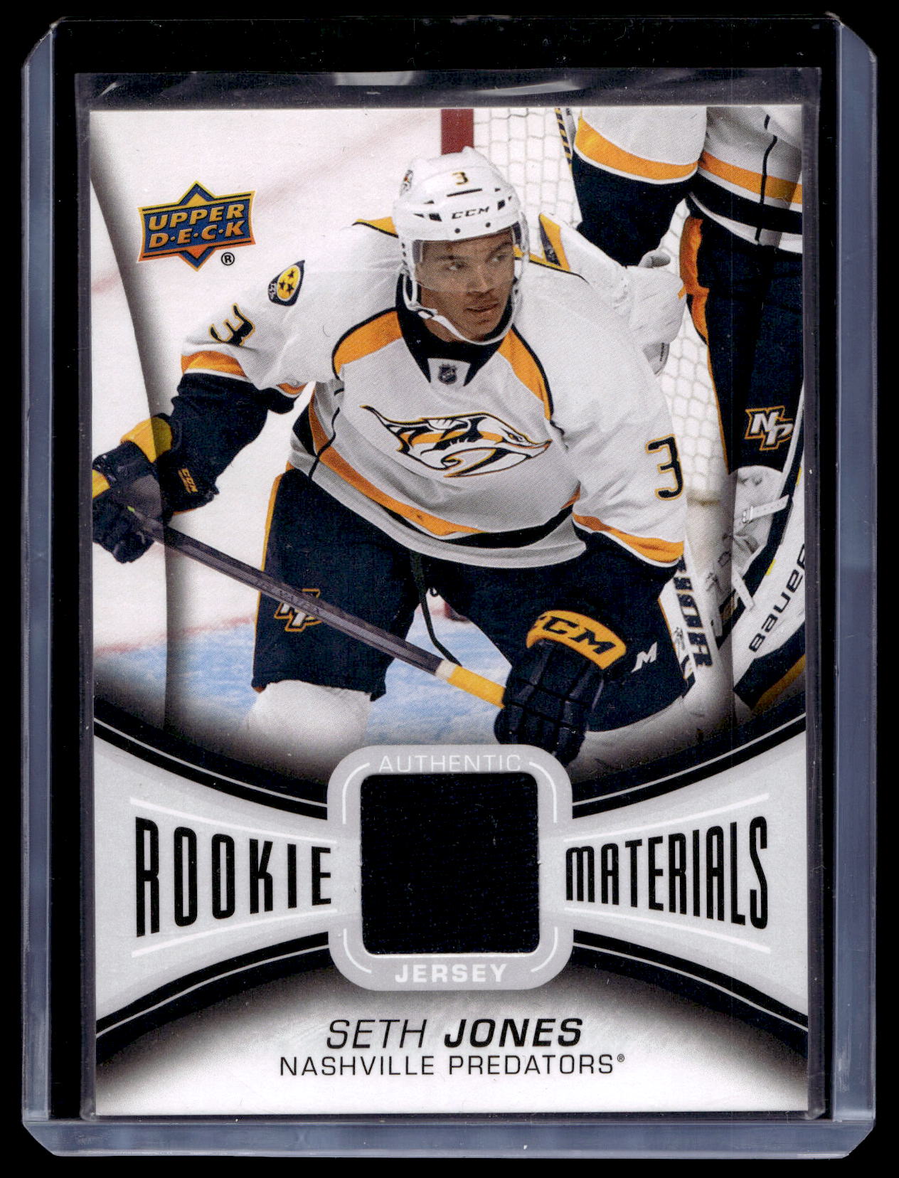 2013-14 Upper Deck - Rookie Materials - Seth Jones #RM-SJ RY