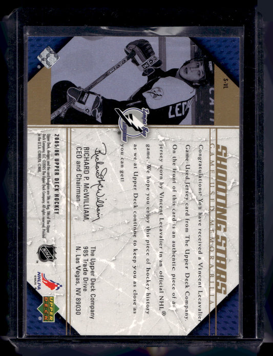 2005-06 Upper Deck - Shooting Stars Game-Used Memorabilia - Vincent Lecavalier #S-VL