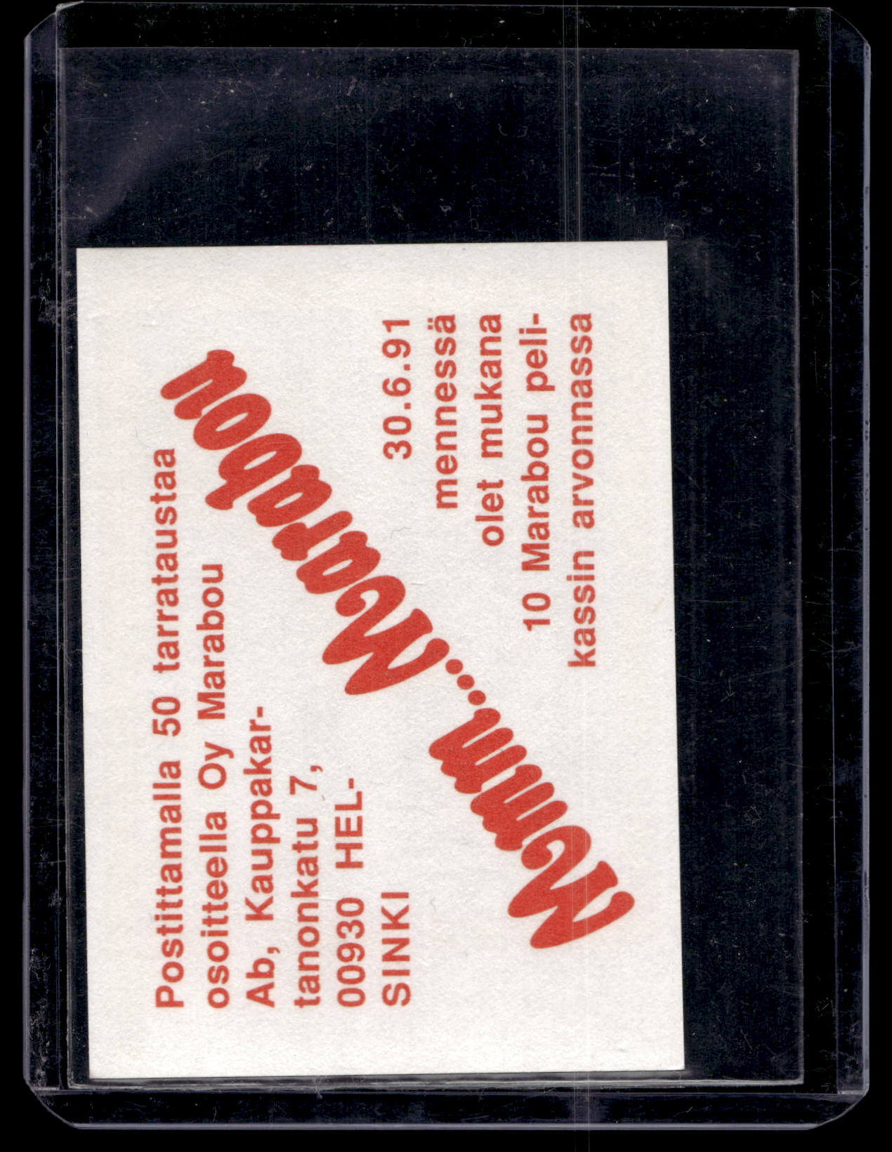 1991 Semic Marabou - Esa Tikkanen #203