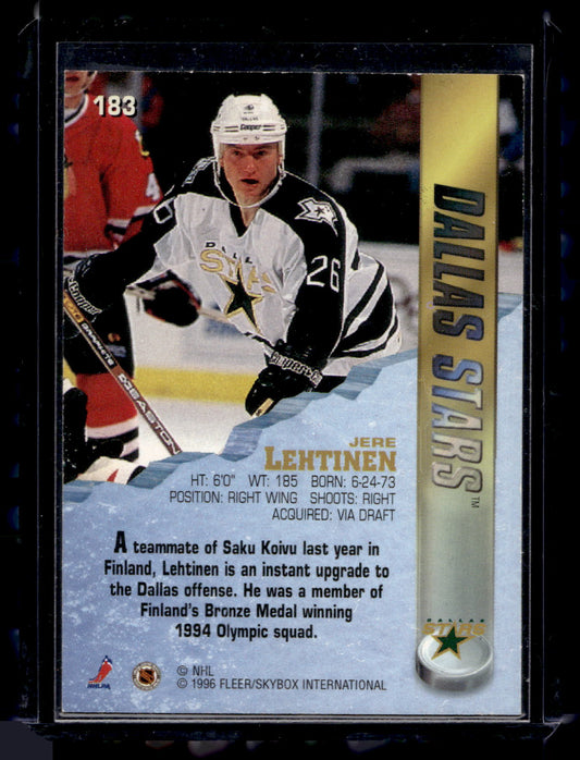 1995-96 Fleer Metal - Jere Lehtinen #183