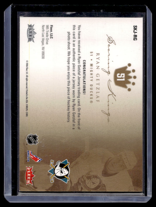 2005-06 Fleer Ultra - Scoring Kings Jersey - Ryan Getzlaf #SKJ-RG RY