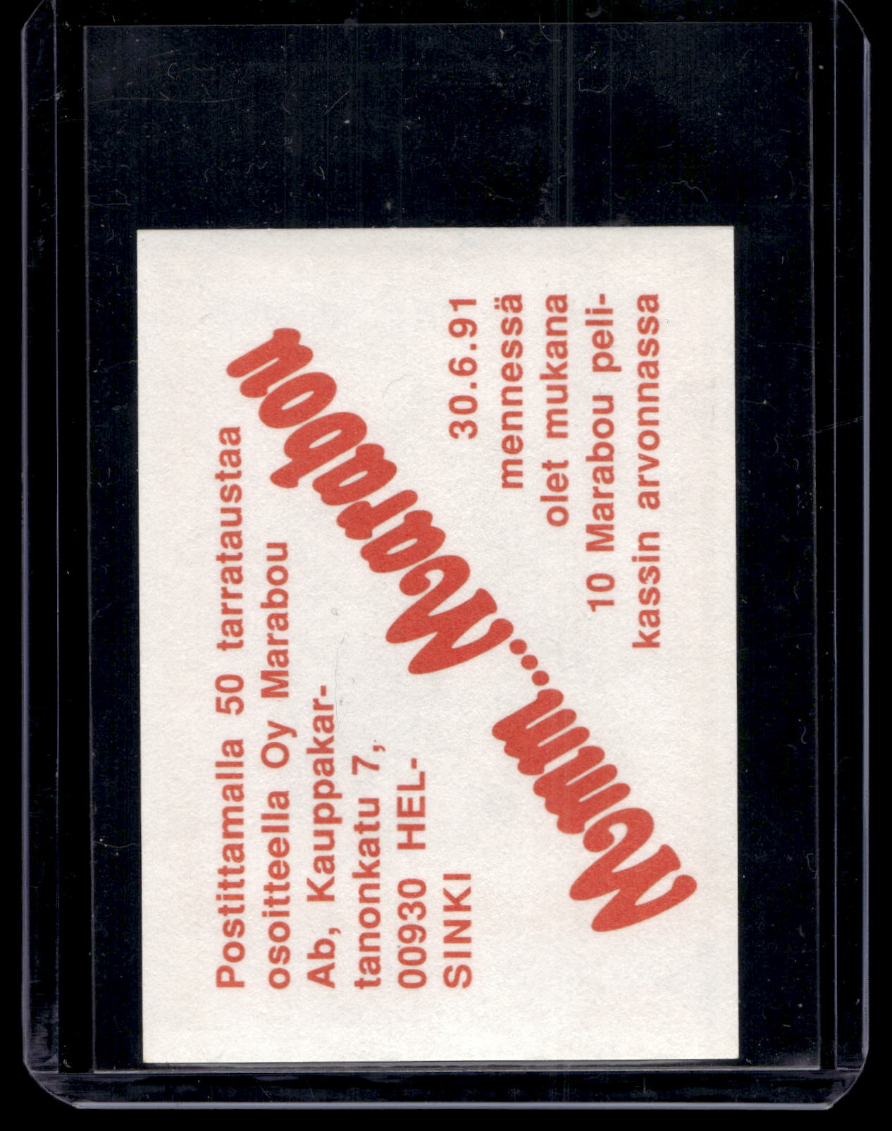 1991 Semic Marabou - Jiri Holecek #246