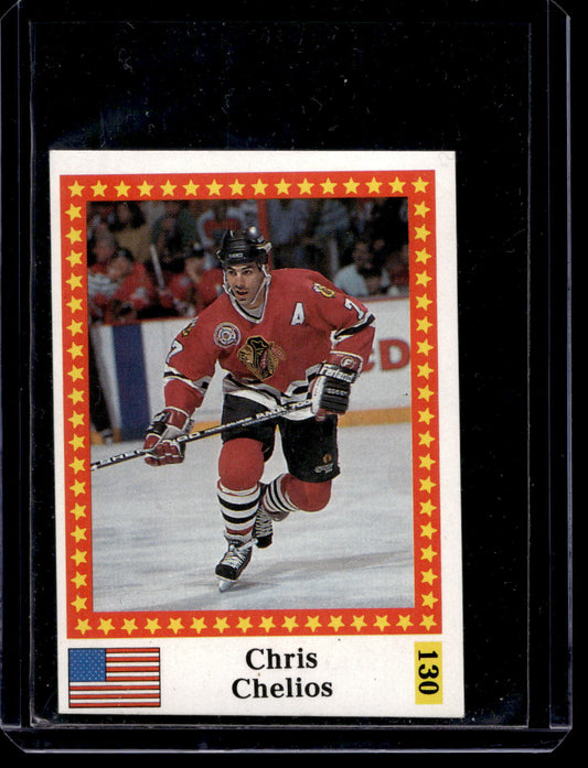 1991 Semic Marabou - Chris Chelios #130