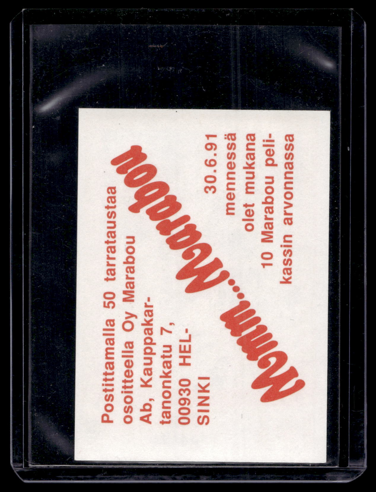 1991 Semic Marabou - Phil Esposito #240