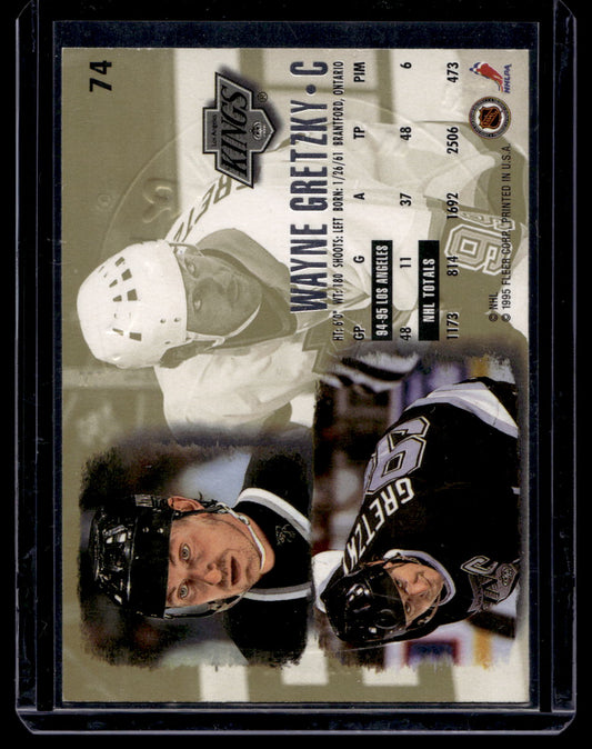 1995-96 Fleer Ultra - Gold Medallion Edition - Wayne Gretzky #74