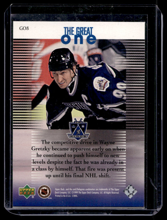 1999 Upper Deck Gretzky Living Legend - The Great One - Wayne Gretzky #GO8