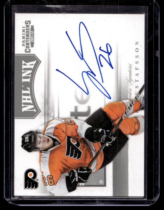 2011-12 Panini Playoff Contenders - NHL Ink - Erik Gustafsson #42 RY