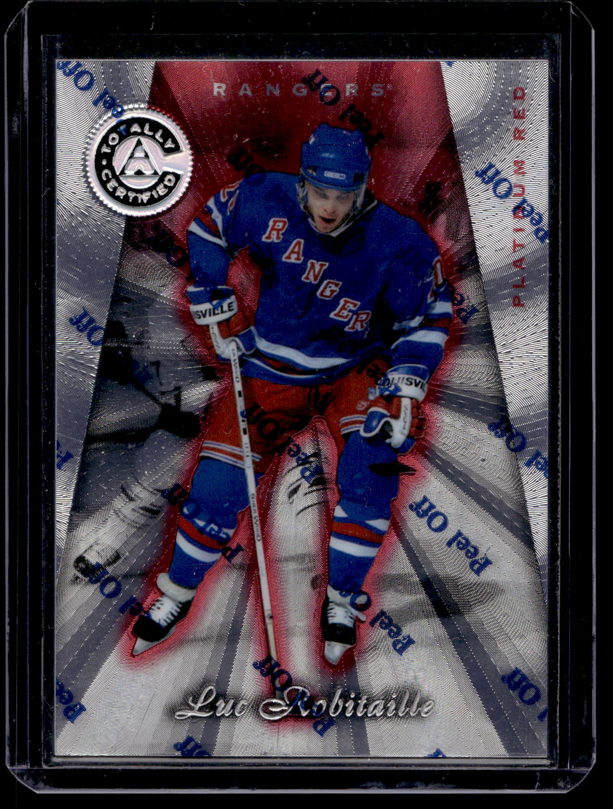 1997-98 Pinnacle Totally Certified - Platinum Red - Luc Robitaille #92 /6199