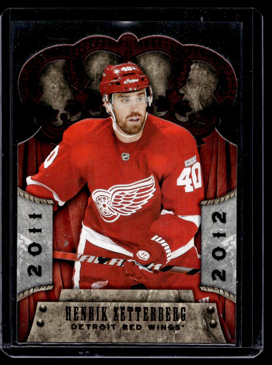 2011-12 Panini Crown Royale - Red - Henrik Zetterberg #30