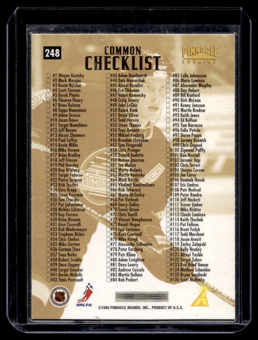 1996-97 Pinnacle - Premium Stock - Pavel Bure #248