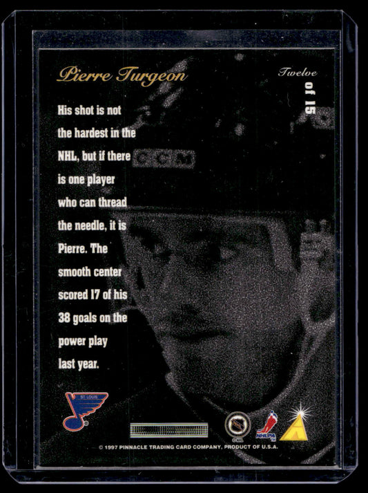 1996-97 Pinnacle Zenith - Assailants - Pierre Turgeon #12
