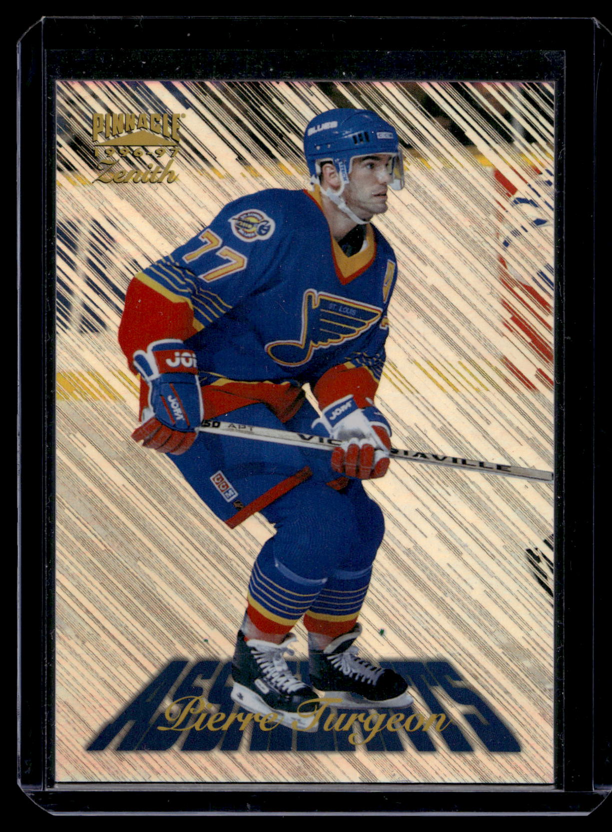 1996-97 Pinnacle Zenith - Assailants - Pierre Turgeon #12