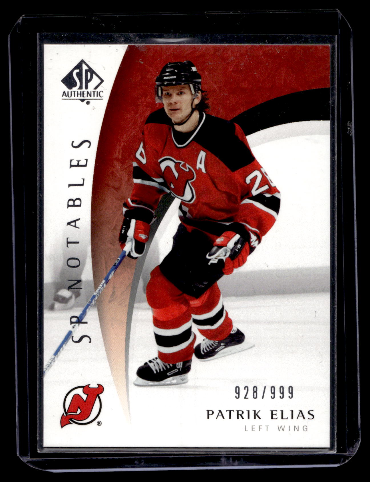 2005-06 Upper Deck SP Authentic - SP Notables - Patrik Elias #124 /999
