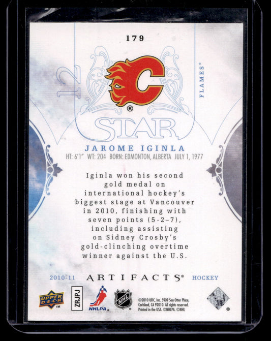 2010-11 Upper Deck Artifacts - Star - Jarome Iginla #179 /999