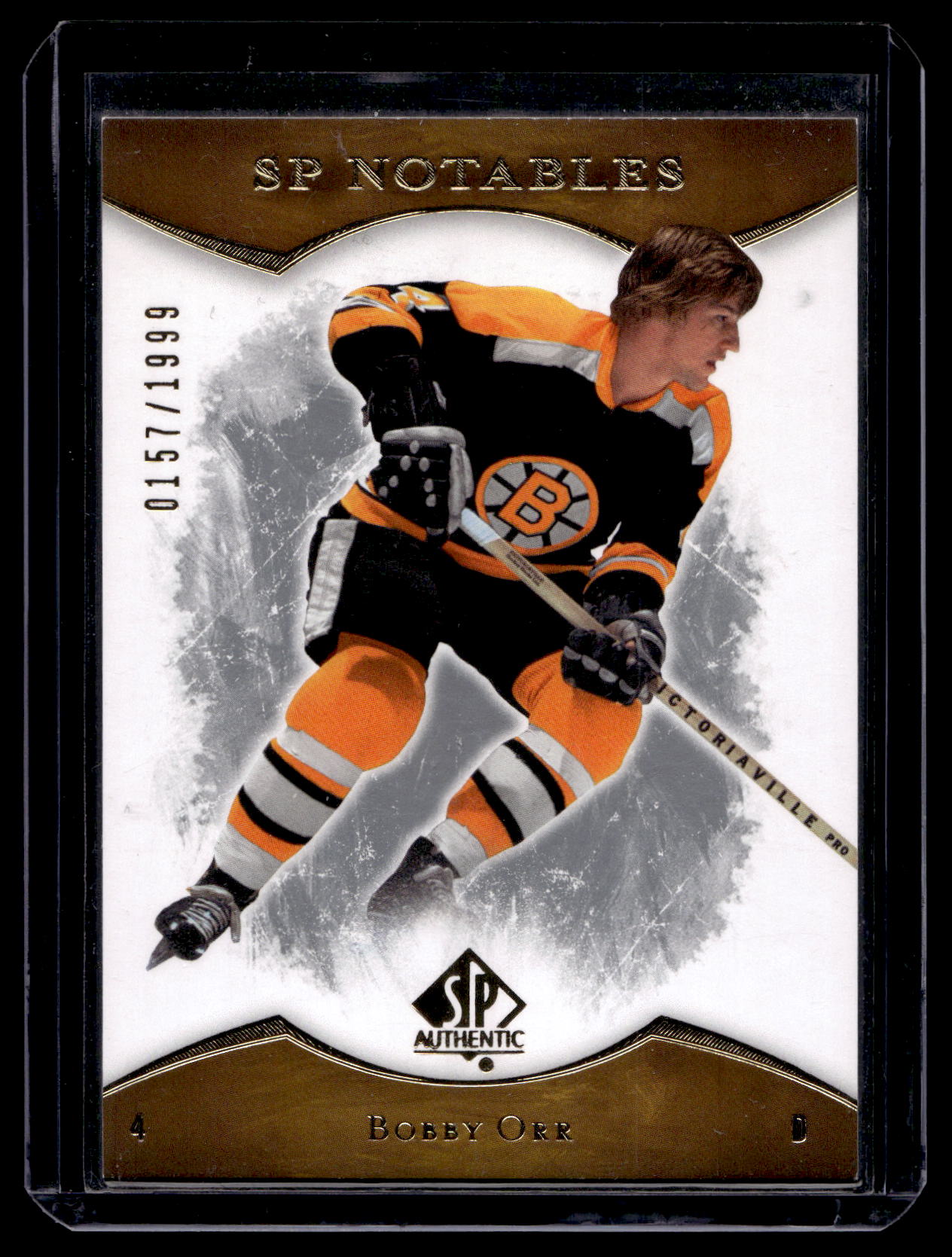 2007-08 Upper Deck SP Authentic - SP Notables - Bobby Orr #154 /1999