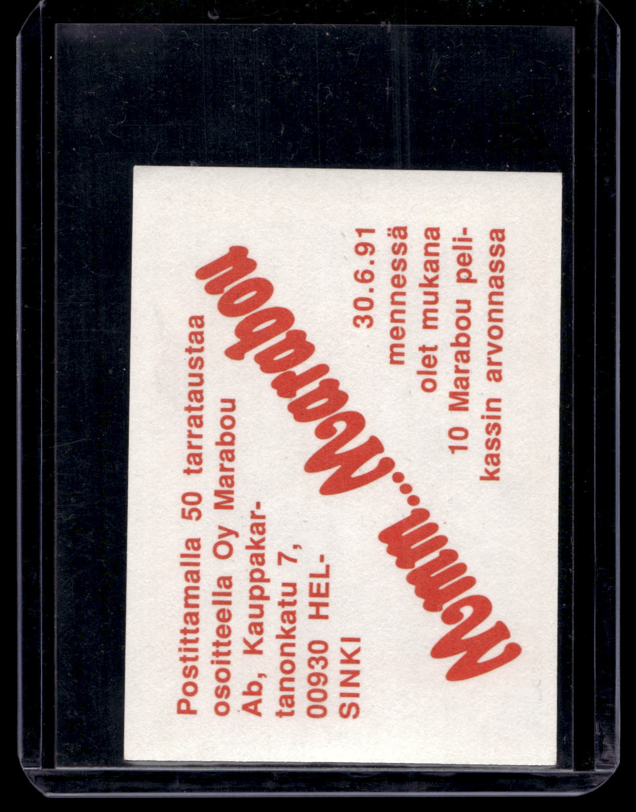 1991 Semic Marabou - Kevin Hatcher #136