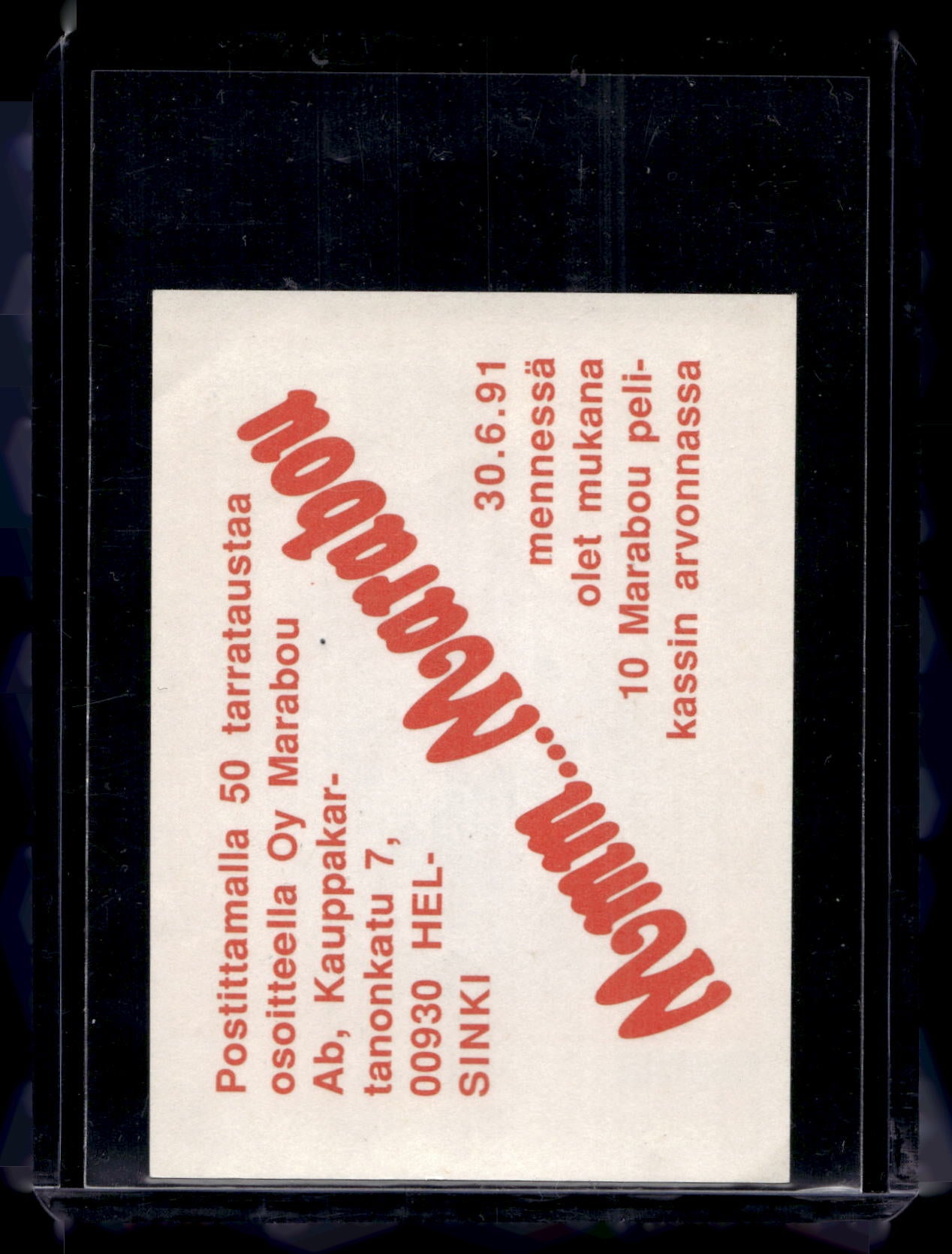 1991 Semic Marabou - Thomas Schinko #170