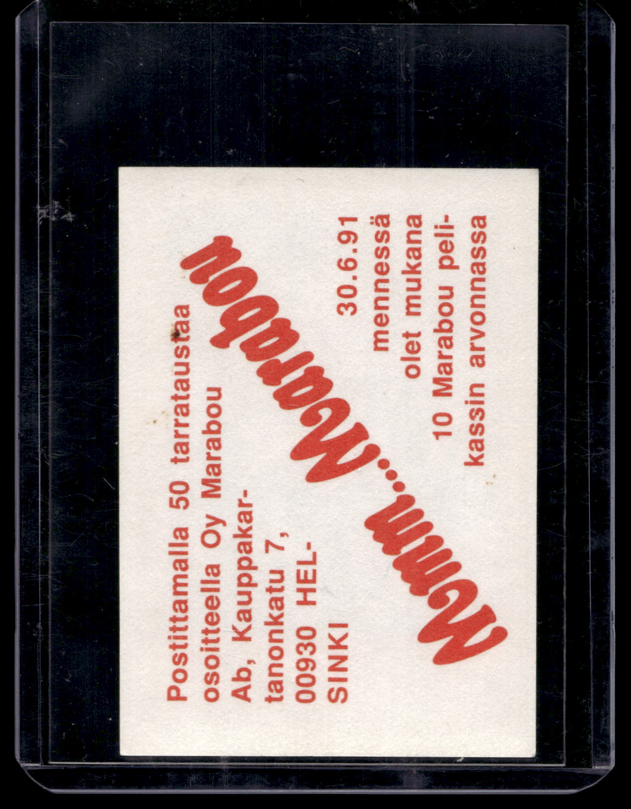1991 Semic Marabou - Andrej Chomutov #99
