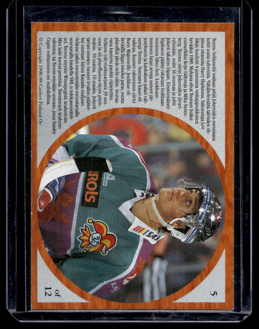 1998-99 Cardset Finland SM-Liiga - 90's Top 12 - Teemu Selanne #5