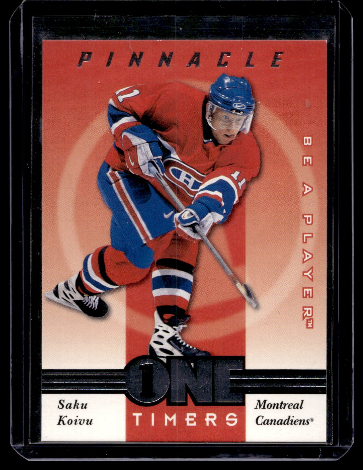 1997-98 Pinnacle Be A Player - One Timers - Saku Koivu #14