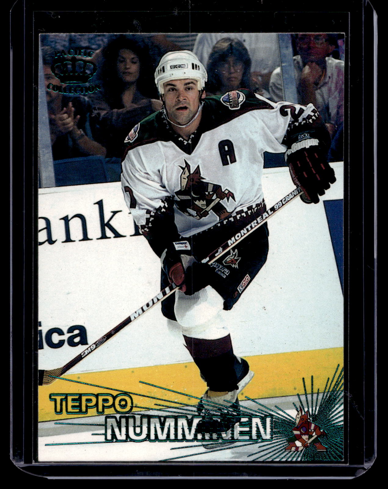 1997-98 Pacific Crown Collection - Emerald - Teppo Numminen #122