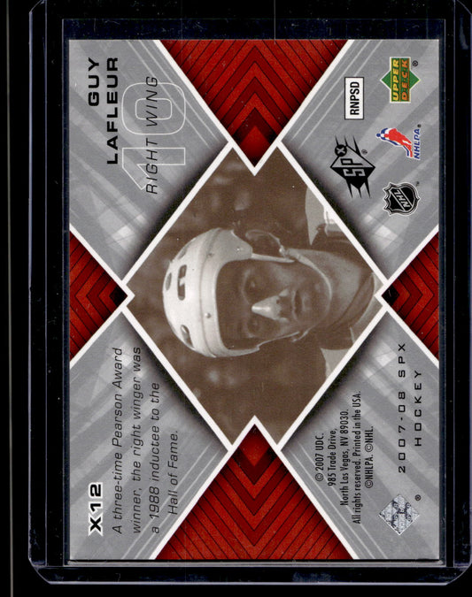 2007-08 Upper Deck SPx - SPXtreme - Guy Lafleur #X12 /999