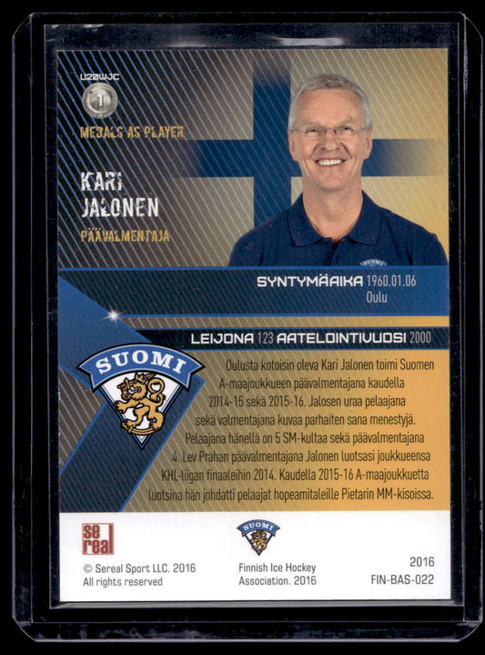 2016 Sereal Team Finland Blue - Kari Jalonen #FIN-BAS-022 /100